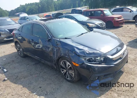 2016 Honda Civic Ex-L из США, поврежденный, VIN 19XFC1F79GE003492